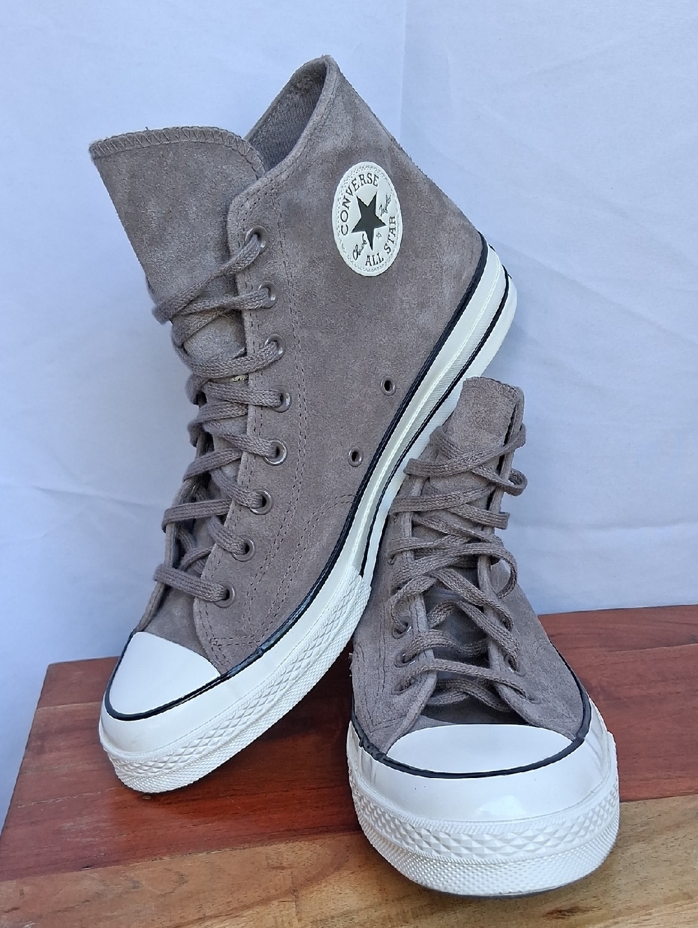 Converse Chuck 70 Suede High Top Shoes 11 Dark Gr